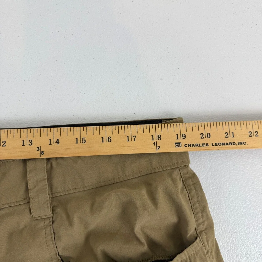 Orvis Mens Tan Cargo Shorts Size 38 Performance Quick Dry Hiking Outdoor Utility